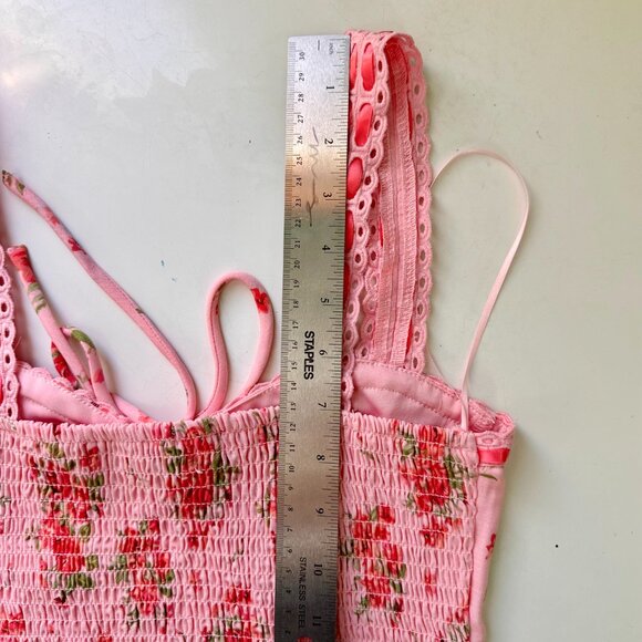 Thirty/Thirty LA Floral Pink Tank Top Size XS - Picture 8 of 8